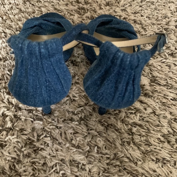 Jimmy Choo Denim Heels - Picture 4 of 7